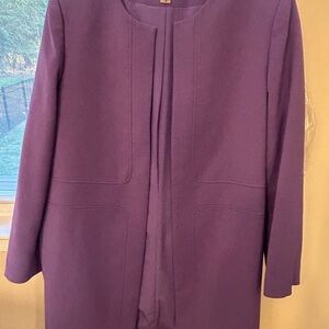 Tahari Women's Purple Spring Jacket